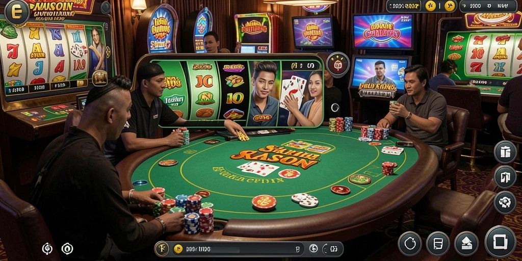 menang123 - Screenshot menunjukkan fitur interaksi antar pemain yang menarik.